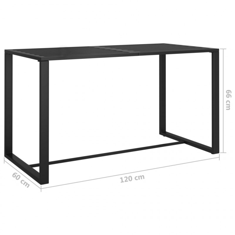 5-cz. zestaw wypoczynkowy z poduszkami, aluminium, antracyt