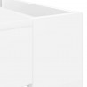 Stolik kawowy Biały 110 x 50 x 41 cm Materiał drewnopochodny