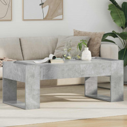 Stolik kawowy Betonowy szary 110 x 50 x 41 cm