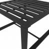 Stolik kawowy, aluminium, antracytowy