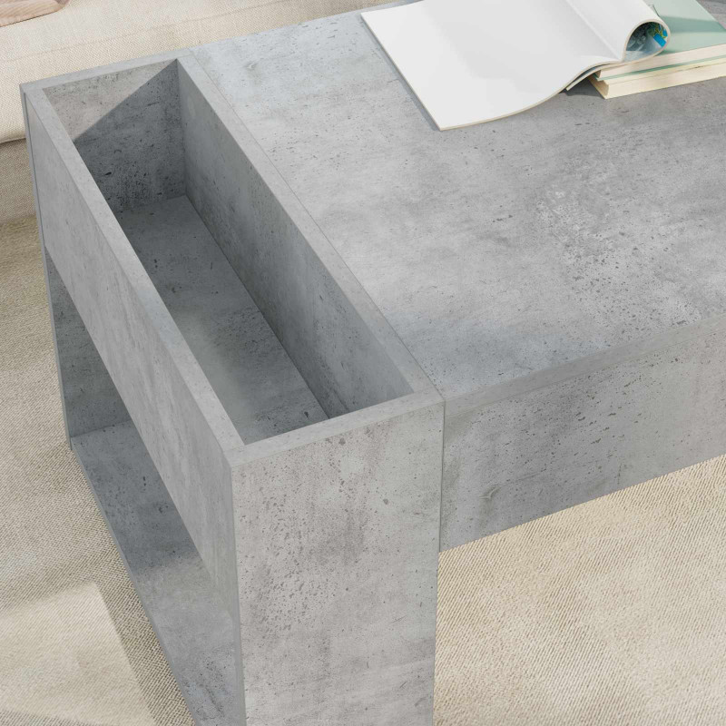 Stolik kawowy Betonowy szary 110 x 50 x 41 cm