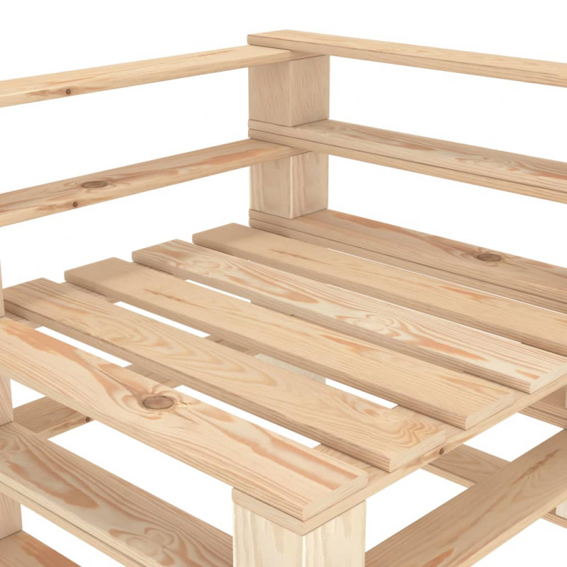 Narożna sofa ogrodowa z palet, drewniana