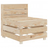 Ogrodowa sofa z palet, drewniana