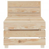 Ogrodowa sofa z palet, drewniana