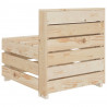 Ogrodowa sofa z palet, drewniana