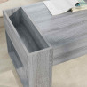 Stolik kawowy Szary Sonoma 110 x 50 x 41 cm