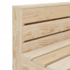 Ogrodowa sofa z palet, drewniana