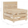 Ogrodowa sofa z palet, drewniana