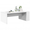 Stolik kawowy Biały 95 x 50 x 34 cm Materiał drewnopochodny