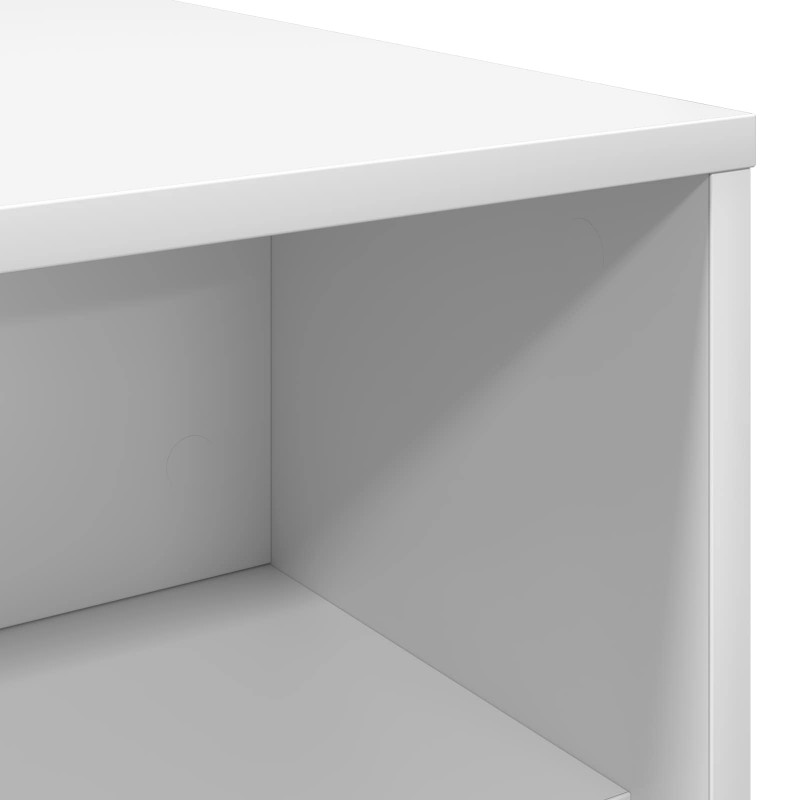 Stolik kawowy Biały 100 x 50 x 40 cm Materiał drewnopochodny