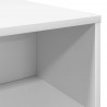Stolik kawowy Biały 100 x 50 x 40 cm Materiał drewnopochodny
