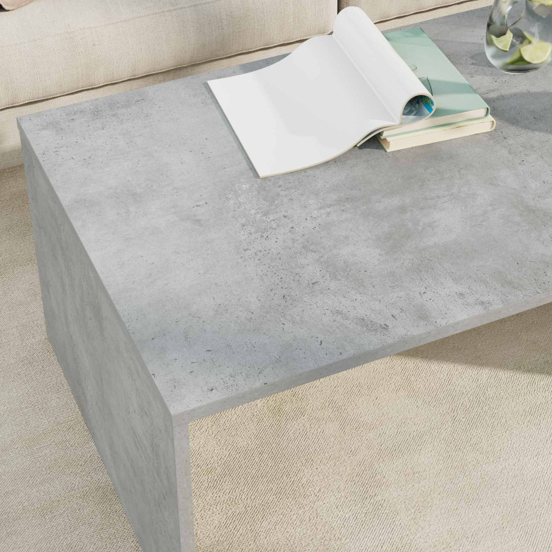 Stolik kawowy Betonowy szary 95 x 50 x 34 cm