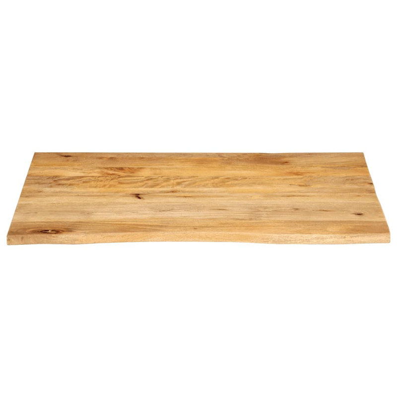 Blat stołu z naturalną krawędzią, 110x80x3,8 cm, drewno mango