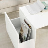 Stolik kawowy Biały 90 x 45 x 35 cm Materiał drewnopochodny
