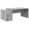 Stolik kawowy Szary Sonoma 90 x 45 x 35 cm