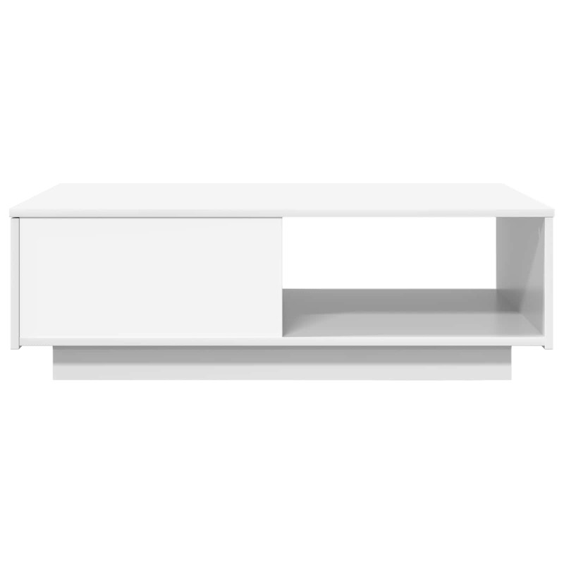 Stolik kawowy Biały 95 x 55 x 31 cm Materiał drewnopochodny