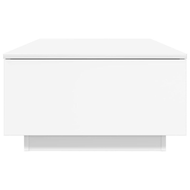 Stolik kawowy Biały 95 x 55 x 31 cm Materiał drewnopochodny