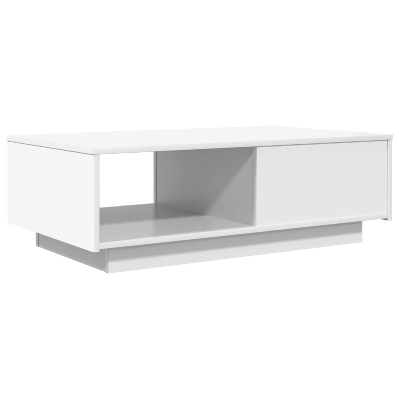 Stolik kawowy Biały 95 x 55 x 31 cm Materiał drewnopochodny