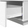 Stolik kawowy Biały 95 x 55 x 31 cm Materiał drewnopochodny