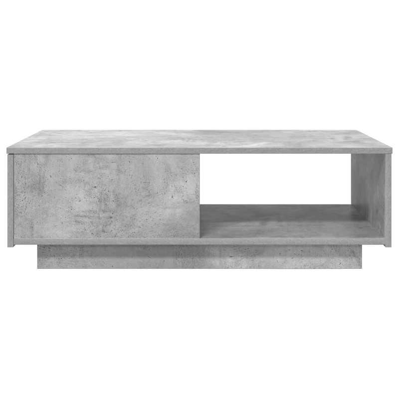 Stolik kawowy z szufladą Betonowy szary 95 x 55 x 31 cm