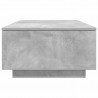 Stolik kawowy z szufladą Betonowy szary 95 x 55 x 31 cm
