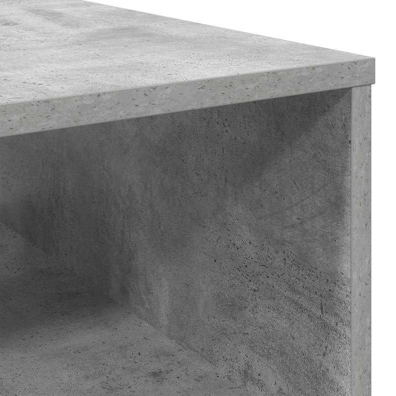 Stolik kawowy z szufladą Betonowy szary 95 x 55 x 31 cm