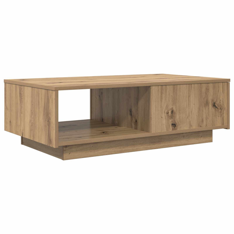Stolik kawowy z szufladą Dąb rzemieślniczy 95 x 55 x 31 cm
