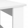 Stolik kawowy Biały 72 x 50 x 50 cm Materiał drewnopochodny