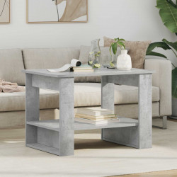 Stolik kawowy Betonowy szary 72 x 50 x 50 cm