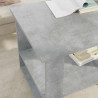 Stolik kawowy Betonowy szary 72 x 50 x 50 cm