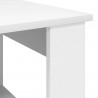 Stolik kawowy Biały 51 x 50 x 50 cm Materiał drewnopochodny