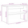 Szafka pod telewizor Betonowy szary 60 x 30 x 40 cm