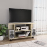 Szafka pod TV, dąb sonoma, 80x40x45 cm, materiał drewnopochodny