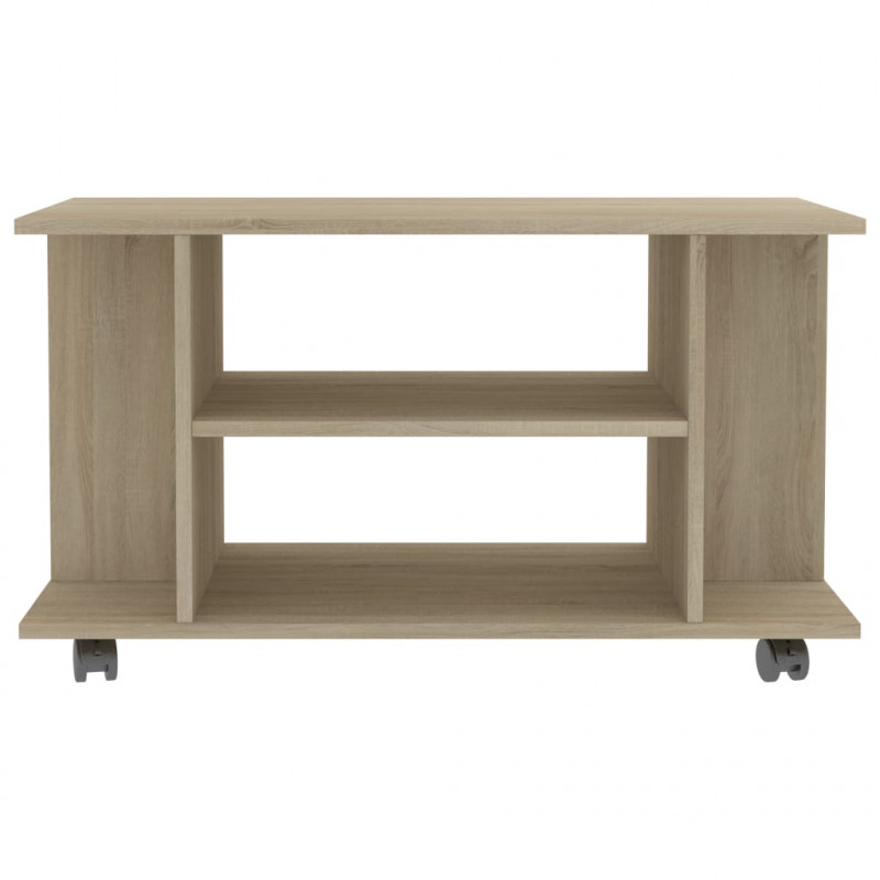 Szafka pod TV, dąb sonoma, 80x40x45 cm, materiał drewnopochodny