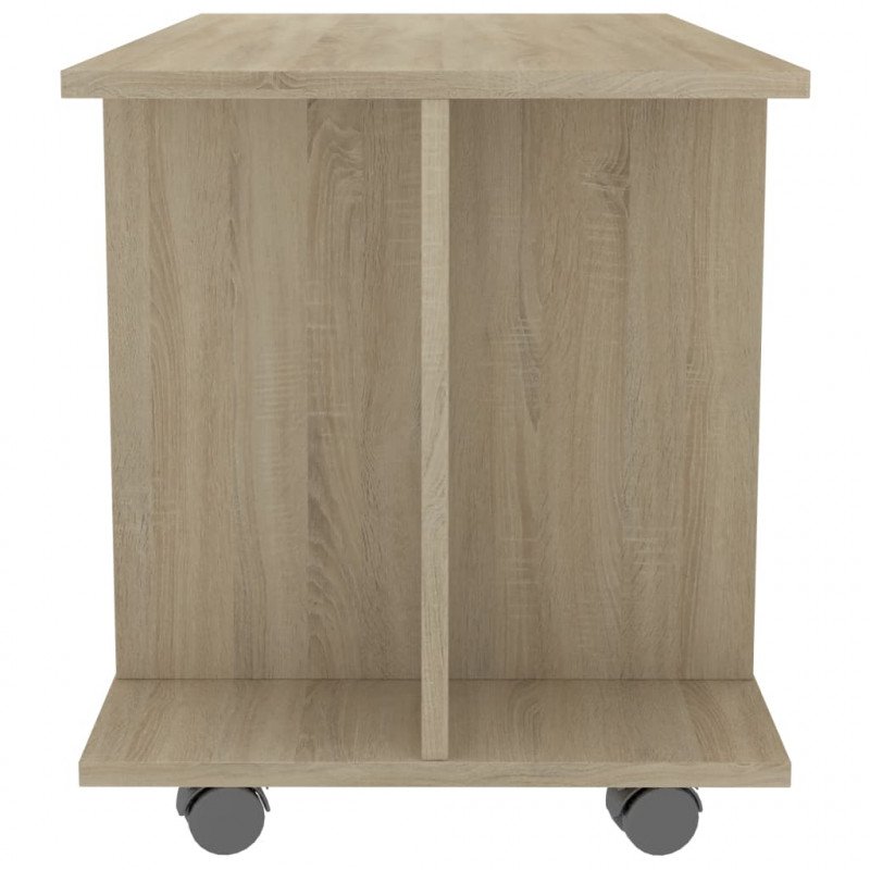 Szafka pod TV, dąb sonoma, 80x40x45 cm, materiał drewnopochodny