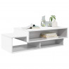 Stolik kawowy Biały 105 x 50 x 32,5 cm Materiał drewnopochodny