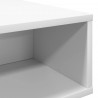 Stolik kawowy Biały 105 x 50 x 32,5 cm Materiał drewnopochodny