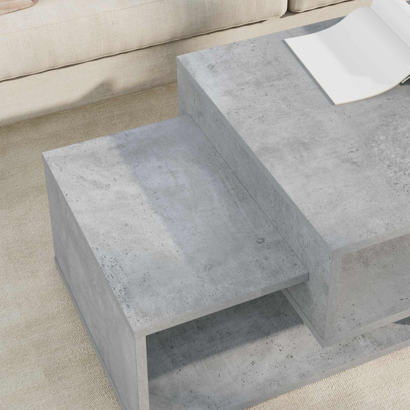 Stolik kawowy Betonowy szary 105 x 50 x 32,5 cm