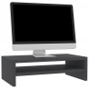 Podstawka pod monitor szara 42x24x13 cm materiał drewnopochodny