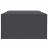 Podstawka pod monitor szara 42x24x13 cm materiał drewnopochodny