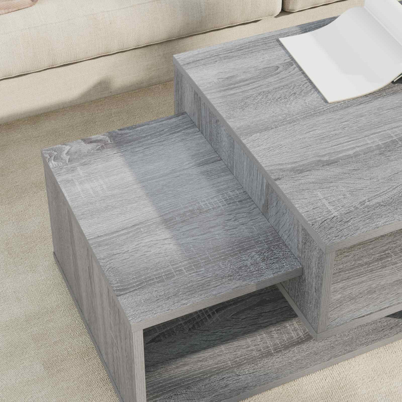 Stolik kawowy Szary Sonoma 105 x 50 x 32,5 cm