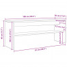 Szafka pod telewizor Dąb Sonoma 100 x 30 x 40 cm