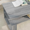 Stolik kawowy Szary Sonoma 90 x 50 x 40 cm