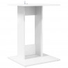 Stolik boczny Biały 45 x 40 x 62,5 cm Materiał drewnopochodny
