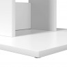 Stolik boczny Biały 45 x 40 x 62,5 cm Materiał drewnopochodny