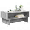 Stolik kawowy Szary Sonoma 80 x 46 x 35 cm
