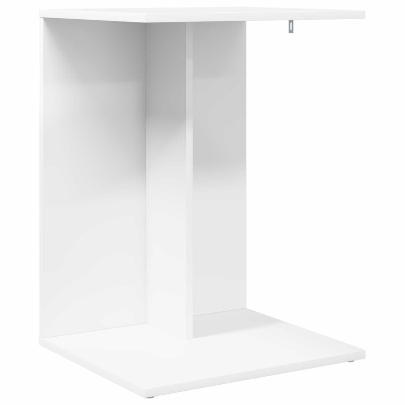 Stolik boczny Biały 45 x 40 x 62,5 cm Materiał drewnopochodny