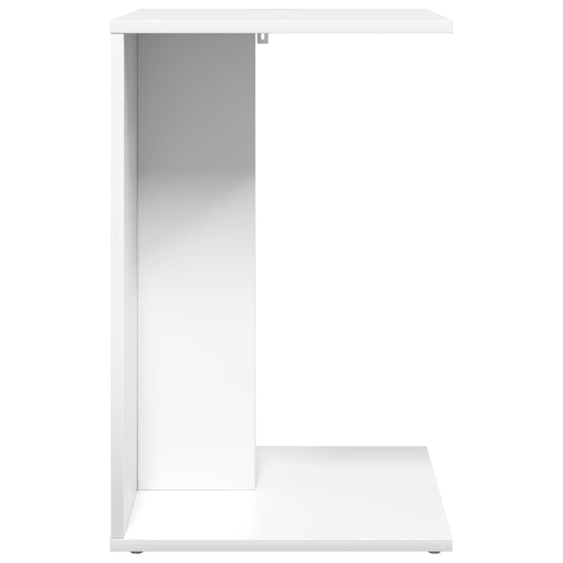 Stolik boczny Biały 45 x 40 x 62,5 cm Materiał drewnopochodny
