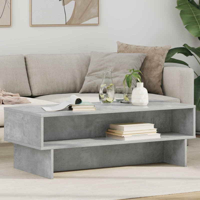Stolik kawowy Betonowy szary 100 x 46 x 35 cm