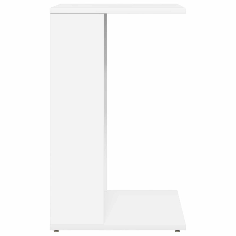 Stolik boczny Biały 40 x 38 x 62,5 cm Materiał drewnopochodny